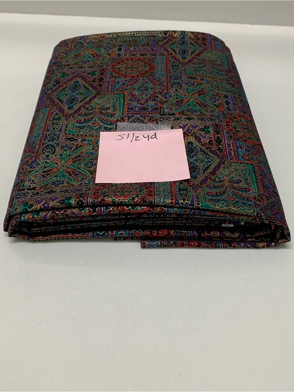 Hoffman International Canterbury Manor Vintage Fabric 5.5 Yards Jewel Tone